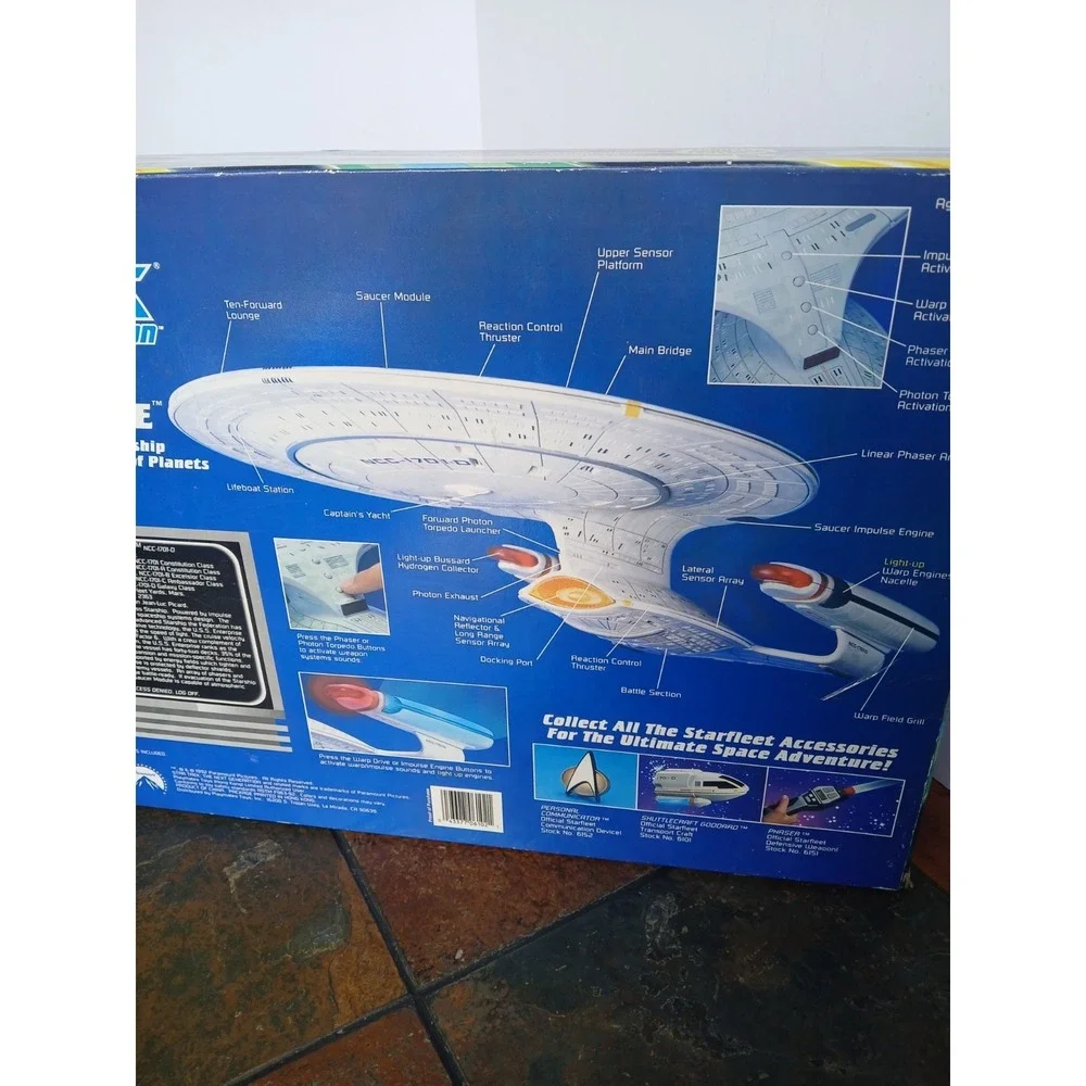 STAR TREK next generation, starship, enterprise, collectors, edition new